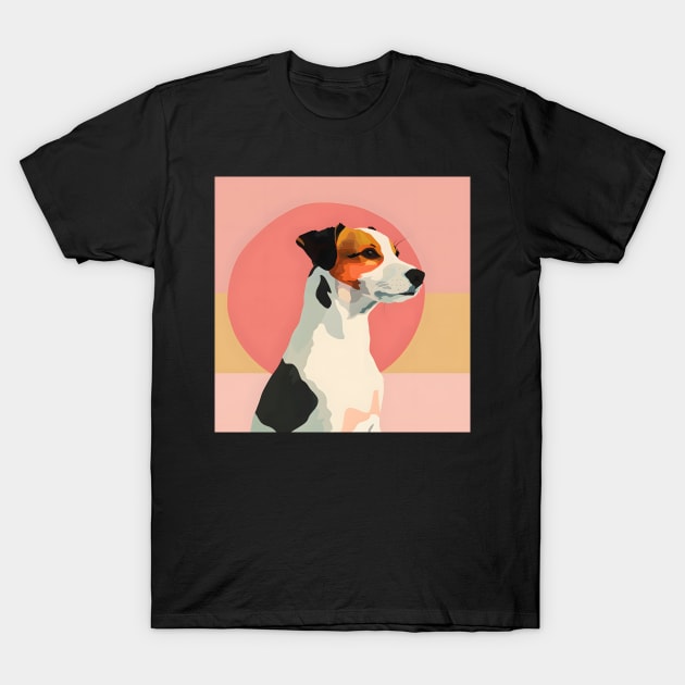 Jack Russell Terrier in 70's T-Shirt by NatashaCuteShop